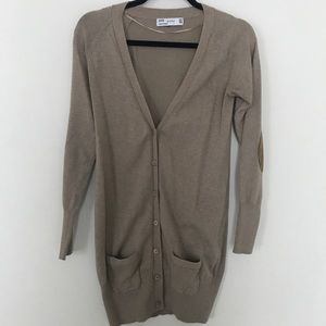 Zara knit button up sweater